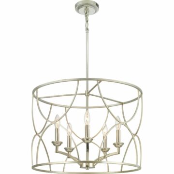 Landree 5-Light Chandelier in Silver Ridge