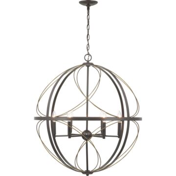 Brandywine 6-Light Pendant in Antique Bronze