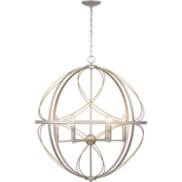 Brandywine 6-Light Pendant in Silver Ridge