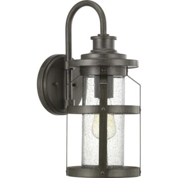 Haslett 1-Light Wall Lantern in Antique Pewter