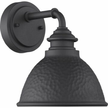 Englewood 1-Light Wall Lantern in Black