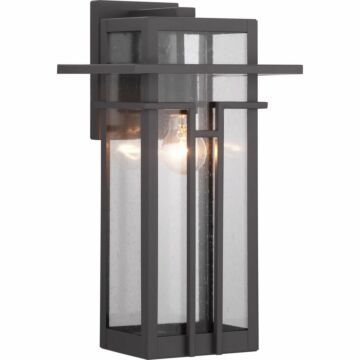 Boxwood 1-Light Wall Lantern in Antique Bronze