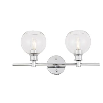 Collier 2-Light Wall Sconce in Chrome