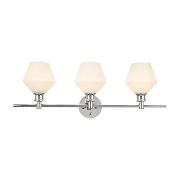Gene 3-Light Wall Sconce in Chrome