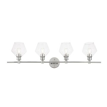 Gene 4-Light Wall Sconce in Chrome