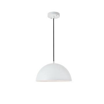Forte 1-Light Pendant in White