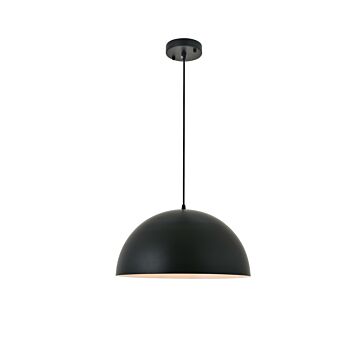 Forte 1-Light Pendant in black