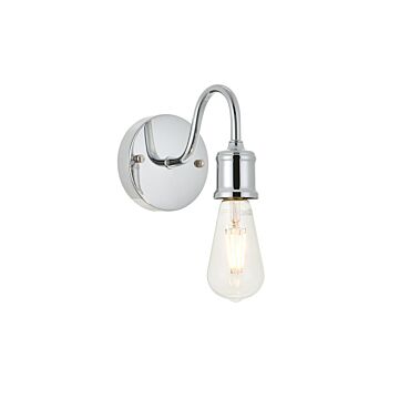 Serif 1-Light Wall Sconce in Chrome