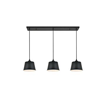 Nota 3-Light Pendant in black