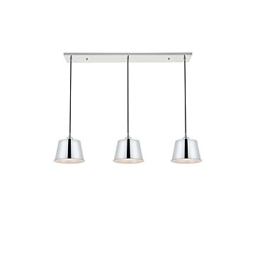 Nota 3-Light Pendant in Chrome