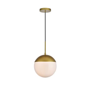 Eclipse 1-Light Pendant in Brass