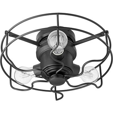 Windmill LED Fan Light Kit in Textured Black by Quorum International
