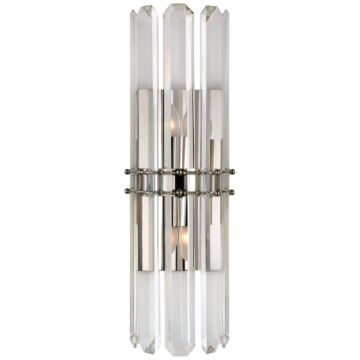 Bonnington  Wall Sconce in Polished Nickel by Visual Comfort Signature