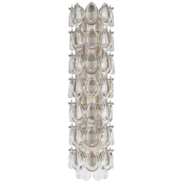 Liscia  Wall Sconce in Burnished Silver Leaf by Visual Comfort Signature