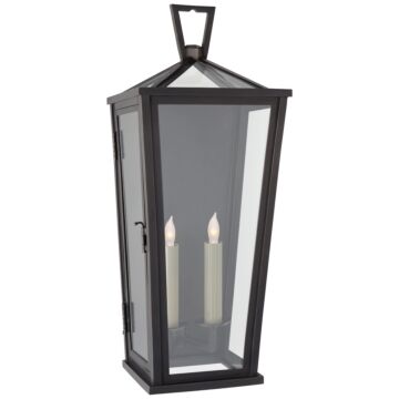 Darlana Outdoor  Wall Lantern in Bronze by Visual Comfort Signature