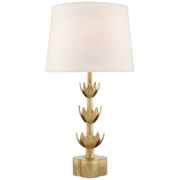 Alberto  Table Lamp in Antique Gold Leaf by Visual Comfort Signature