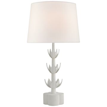 Alberto  Table Lamp in Plaster White by Visual Comfort Signature