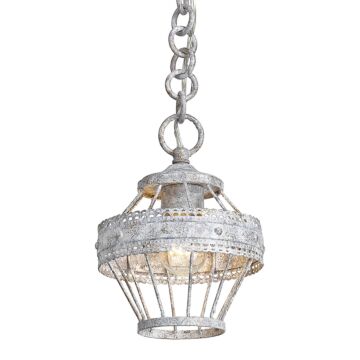 Ferris OY One Light Mini Pendant in Oyster by Golden