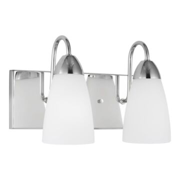 Seville Wall  Bathroom Vanity Light in Chrome by Generation Lighting