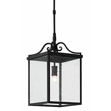 Currey & Company 24 Inch Giatti Small Outdoor Lantern in Midnight