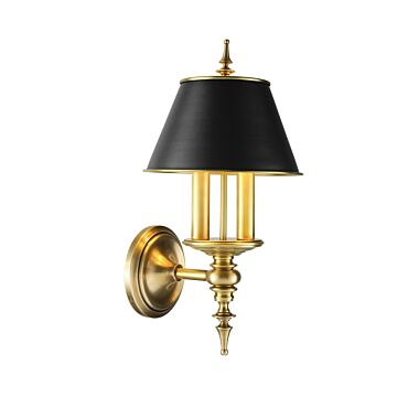 Cheshire Two Light Wall Sconce in Aged Brass by Hudson Valley