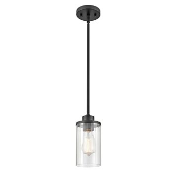Beverlly One Light Mini Pendant in Matte Black by Millennium