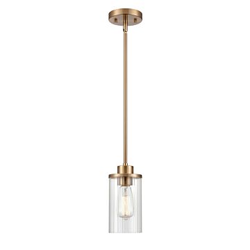 Beverlly One Light Mini Pendant in Modern Gold by Millennium