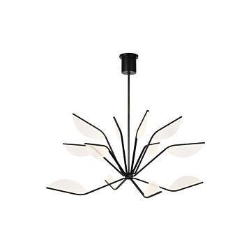 Belterra LED Chandelier in Matte Black by Visual Comfort Modern