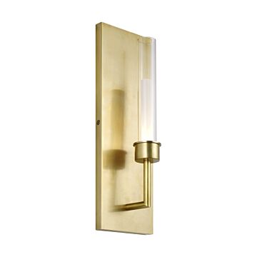 Linger LED Wall Sconce in Natural Brass by Visual Comfort Modern