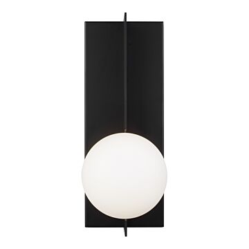 Orbel LED Wall Sconce in Matte Black by Visual Comfort Modern