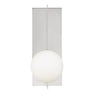 Orbel One Light Wall Sconce in Polished Nickel by Visual Comfort Modern