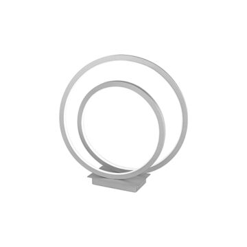 Twist LED Table Lamp in Antique Silver by Kuzco