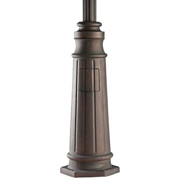 Accessory Outdoor Post in Black Material by Kichler