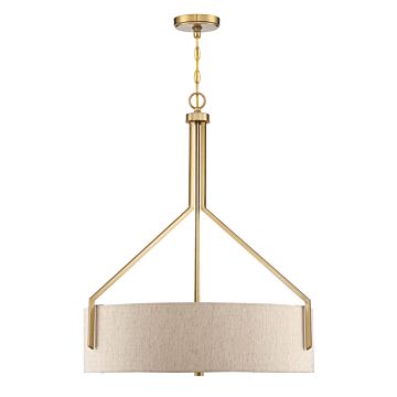 Elara 4-Light Pendant in Gold (Brushed)