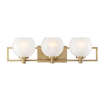 Cowen 3-Light Bathroom Vanity Light in Brushed Gold
