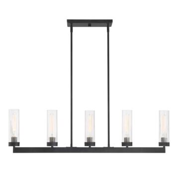 Braden 5-Light Island Pendant in Iron (Graphite)