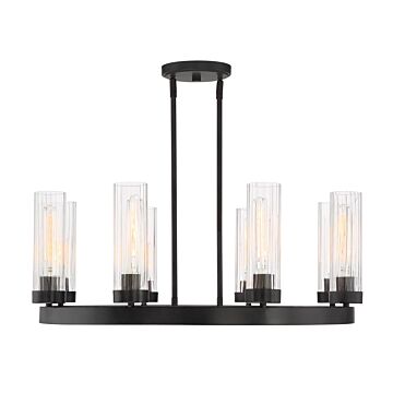 Braden 8-Light Chandelier in Iron (Graphite)