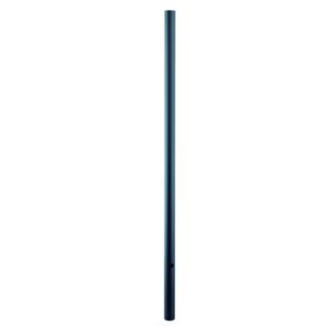 7-ft Black Direct Burial Post