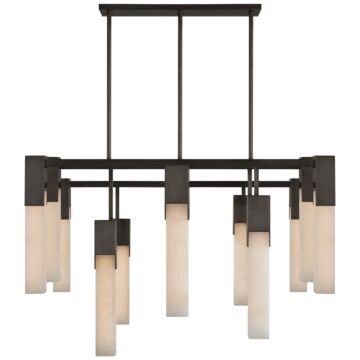Covet LED Chandelier in Bronze by Visual Comfort Signature