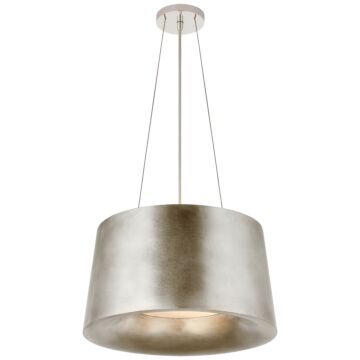 Halo  Pendant in Burnished Silver Leaf by Visual Comfort Signature