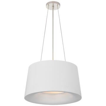 Halo  Pendant in Matte White by Visual Comfort Signature