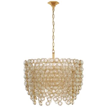 Milazzo  Chandelier in Gild and Crystal by Visual Comfort Signature
