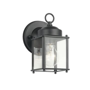 No Family One Light Outdoor Wall Mount in Black by Kichler