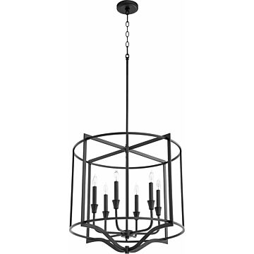 Marquee Six Light Nook in Textured Black by Quorum International