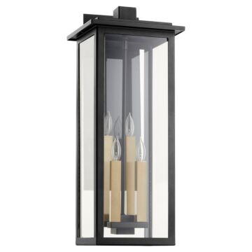 Westerly Four Light Wall Mount in Textured Black by Quorum International