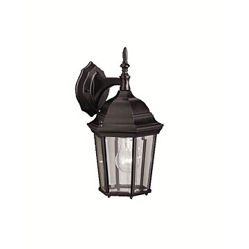 Kichler Madison 1 Light 14.75 Inch Outdoor Medium Wall in Black Finish