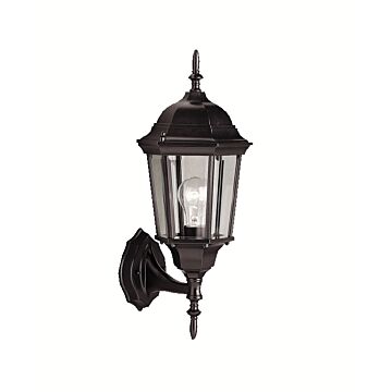 Madison One Light Outdoor Wall Mount in Black by Kichler