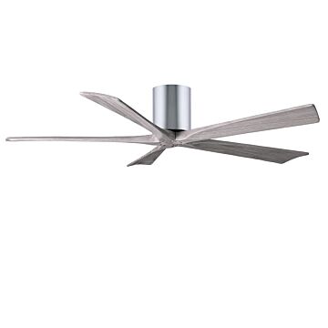 Irene-5H 60" Ceiling Fan in Polished Chrome by Matthews Fan Company