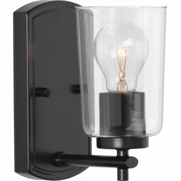 Adley 1-Light Bathroom Vanity Light & Vanity in Black