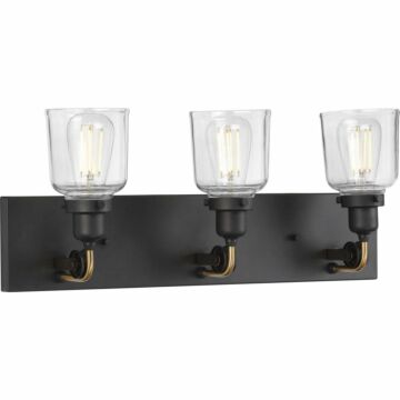 Rushton 3-Light Bathroom Vanity Light & Vanity in Graphite